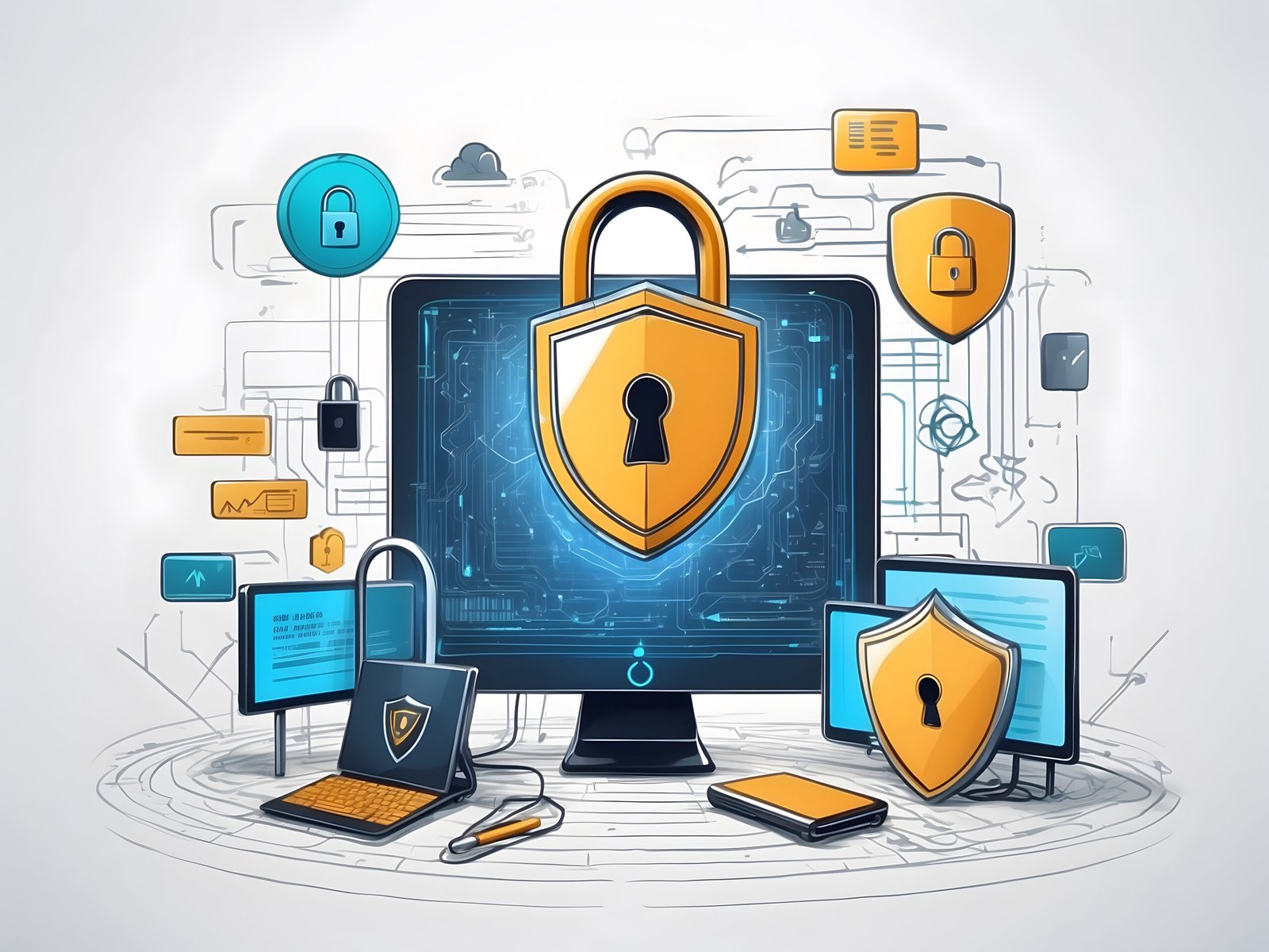 The concept of protecting privacy and cybersecurity in the digital age